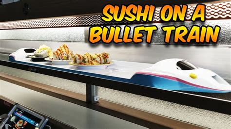 Japan's Culinary Marvel: Magic Bullet Train Sushi